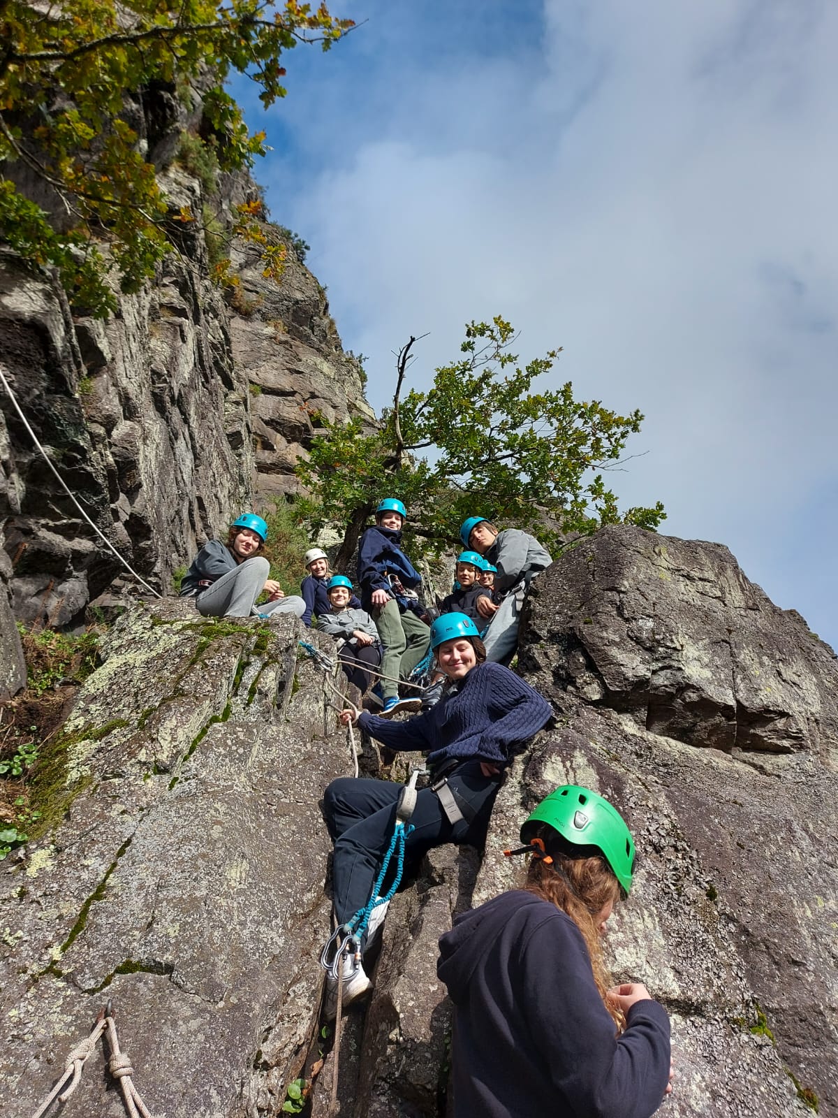 Les élèves de 3e en semaine Nature & Sport